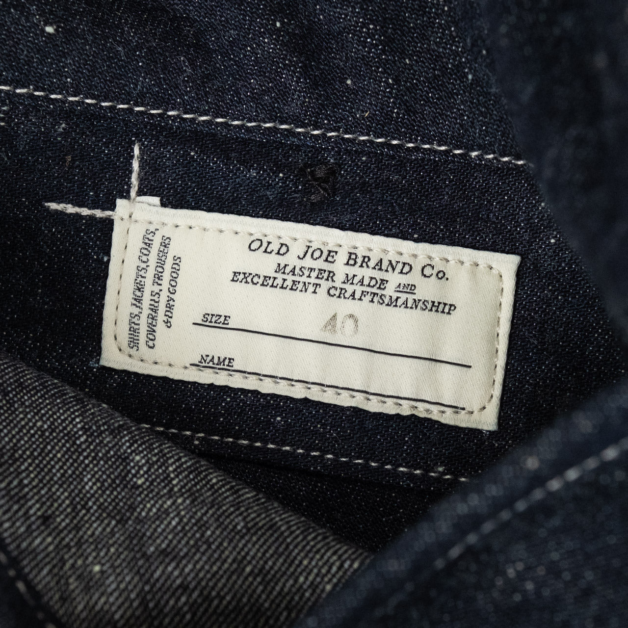 Erwin Zip Jacket Indigo