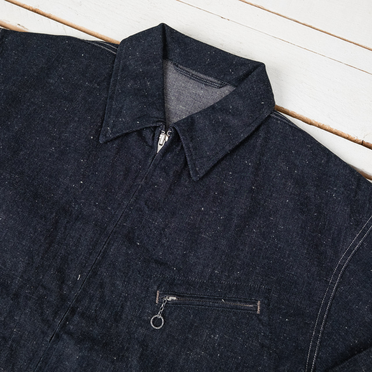 Erwin Zip Jacket Indigo