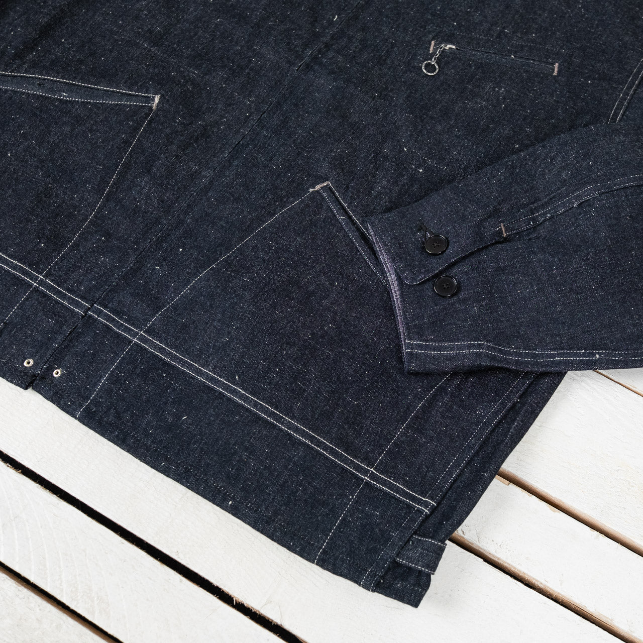 Erwin Zip Jacket Indigo