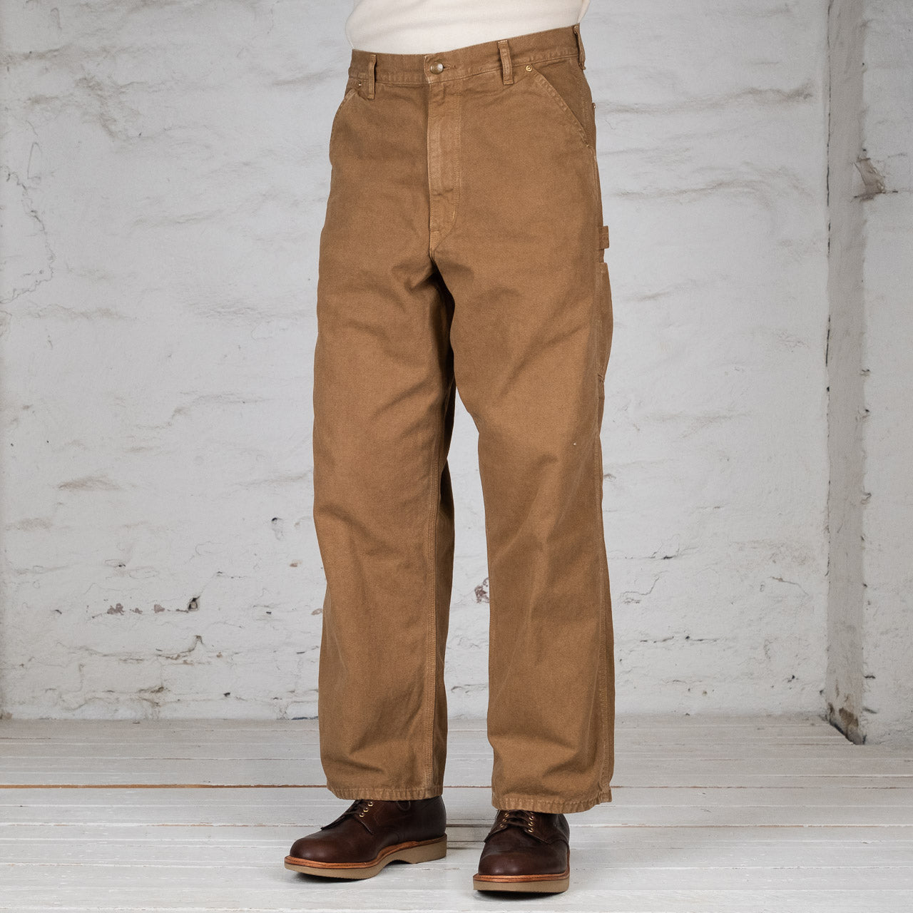 Dad's Fit Painter Pants Brown