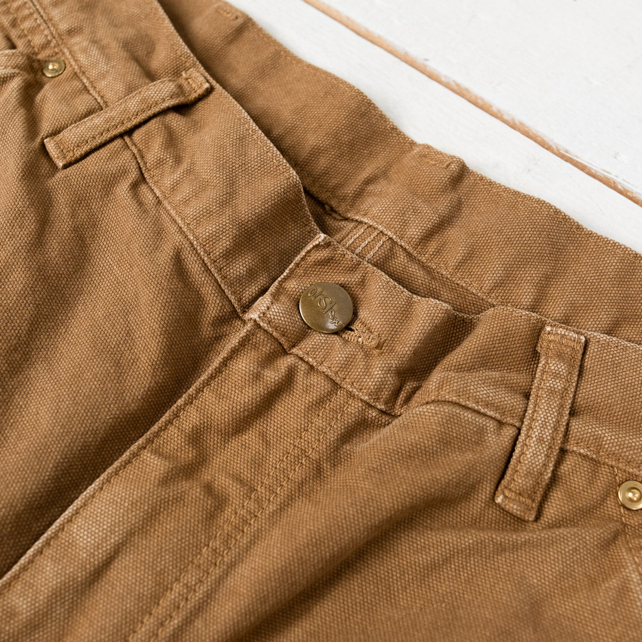 Dad's Fit Painter Pants Braun