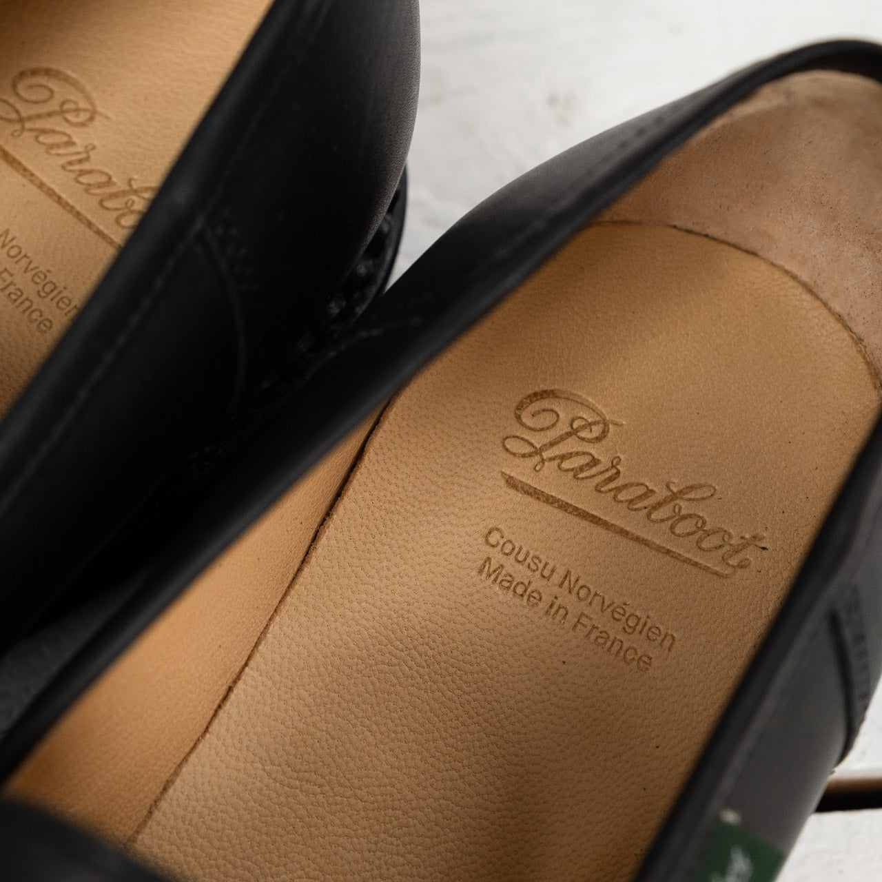 Paraboot Reims Schwarz Innensohle