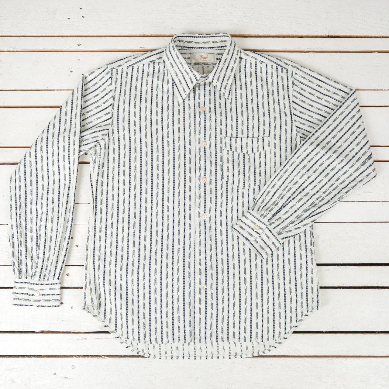 Classic Long Point Shirt Stripe