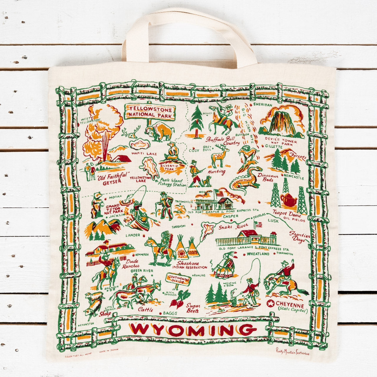 Grocery Bag Wyoming Hemp Natural