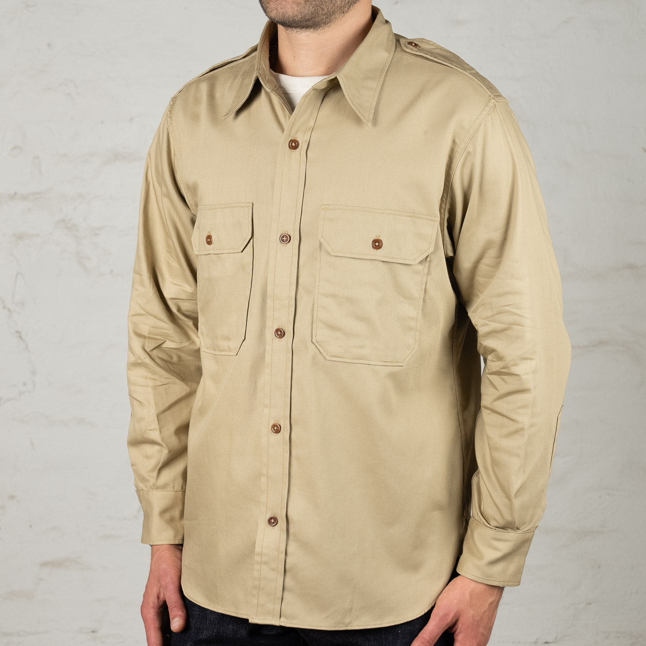 Khaki Shirt L/S (Modify)