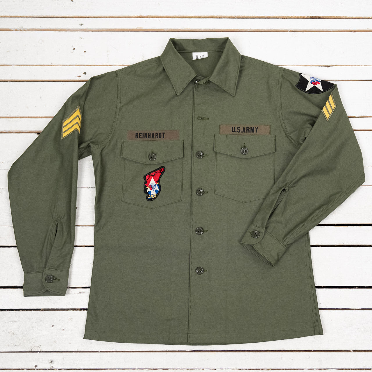 OG-107 Utility Shirt / Imjin Scouts Oliv - John Lennon