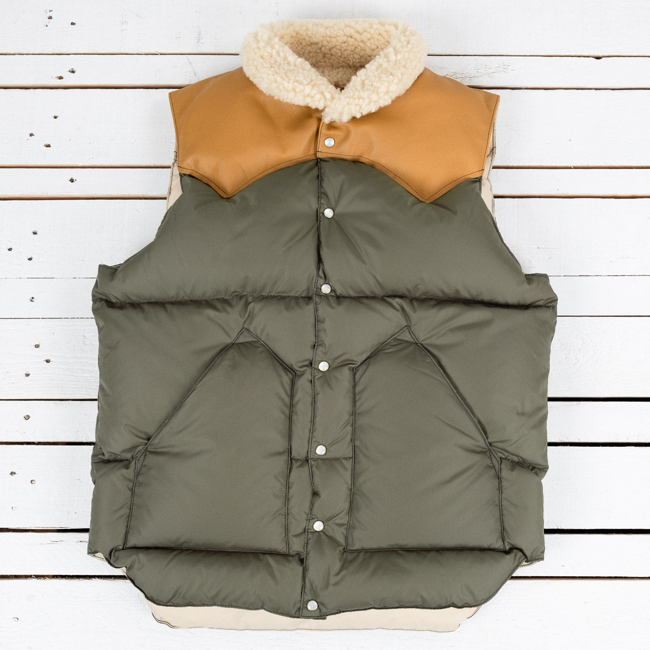 Christy Down Vest Olive