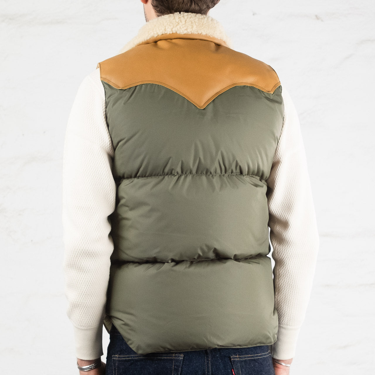 Christy Down Vest Olive