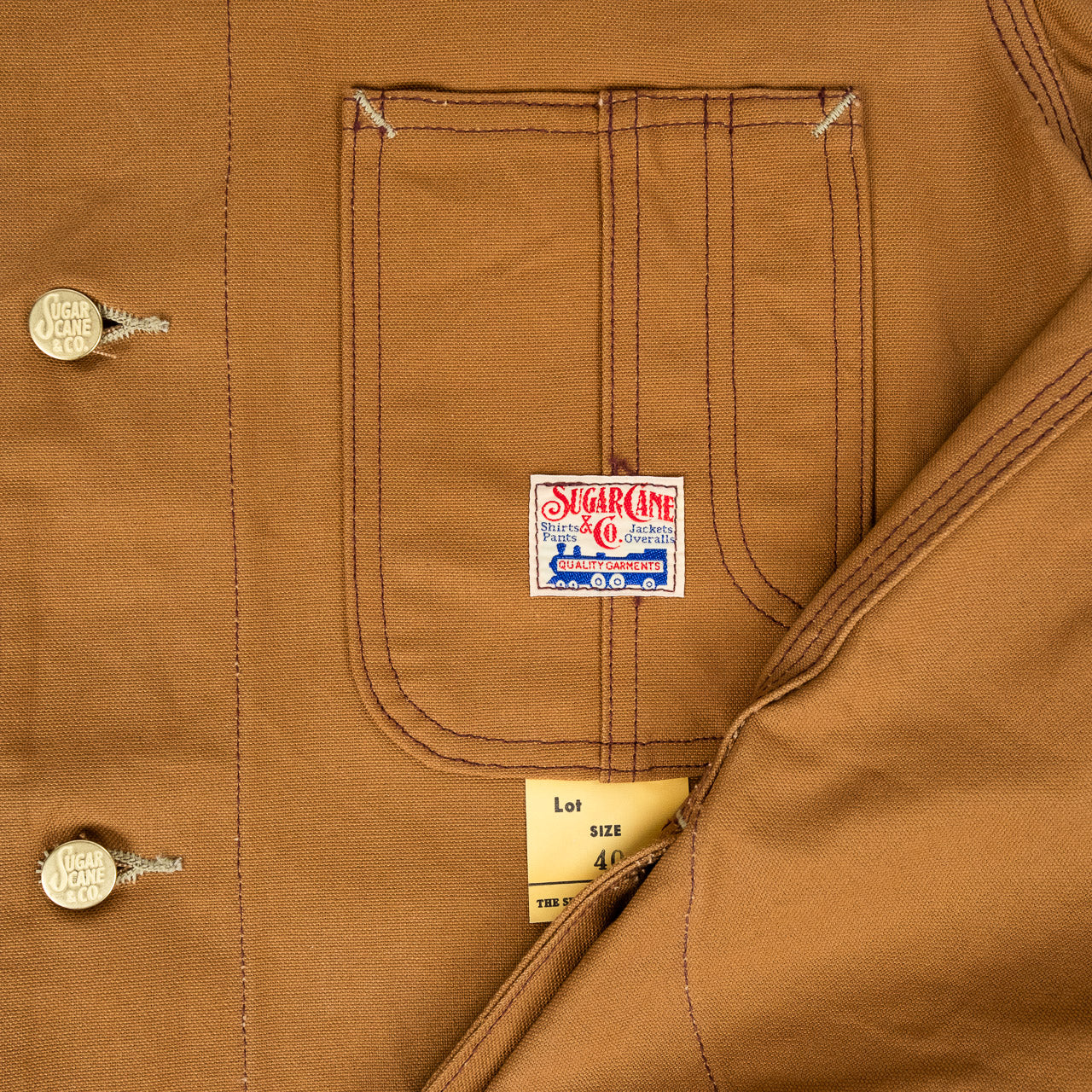 13 oz. Brown Duck Coat