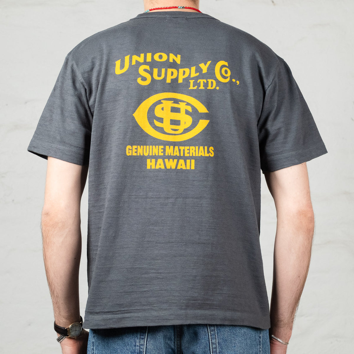 S/S Tee Union Supply Slub Black