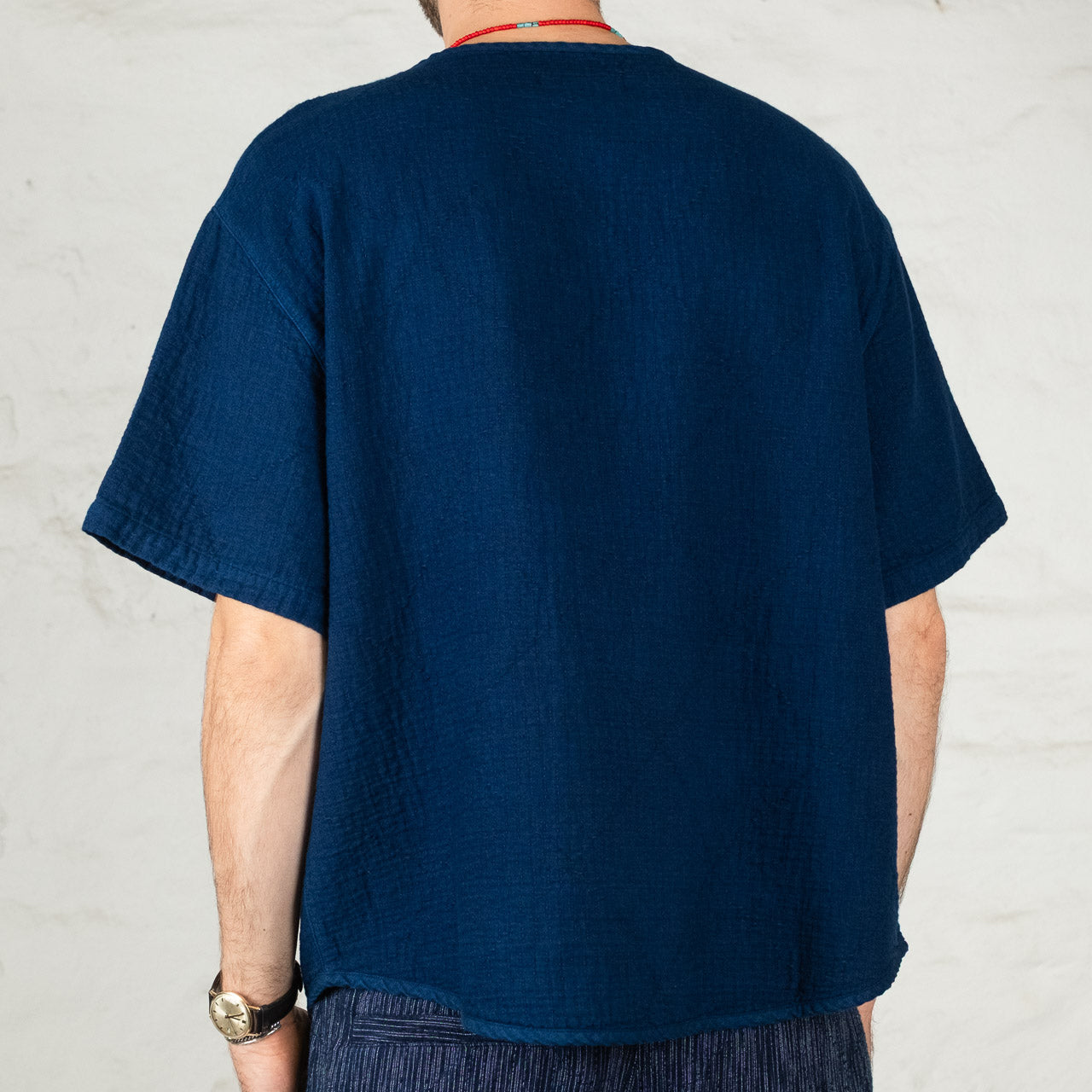 Lightweight Sashiko T-Shirt Indigo