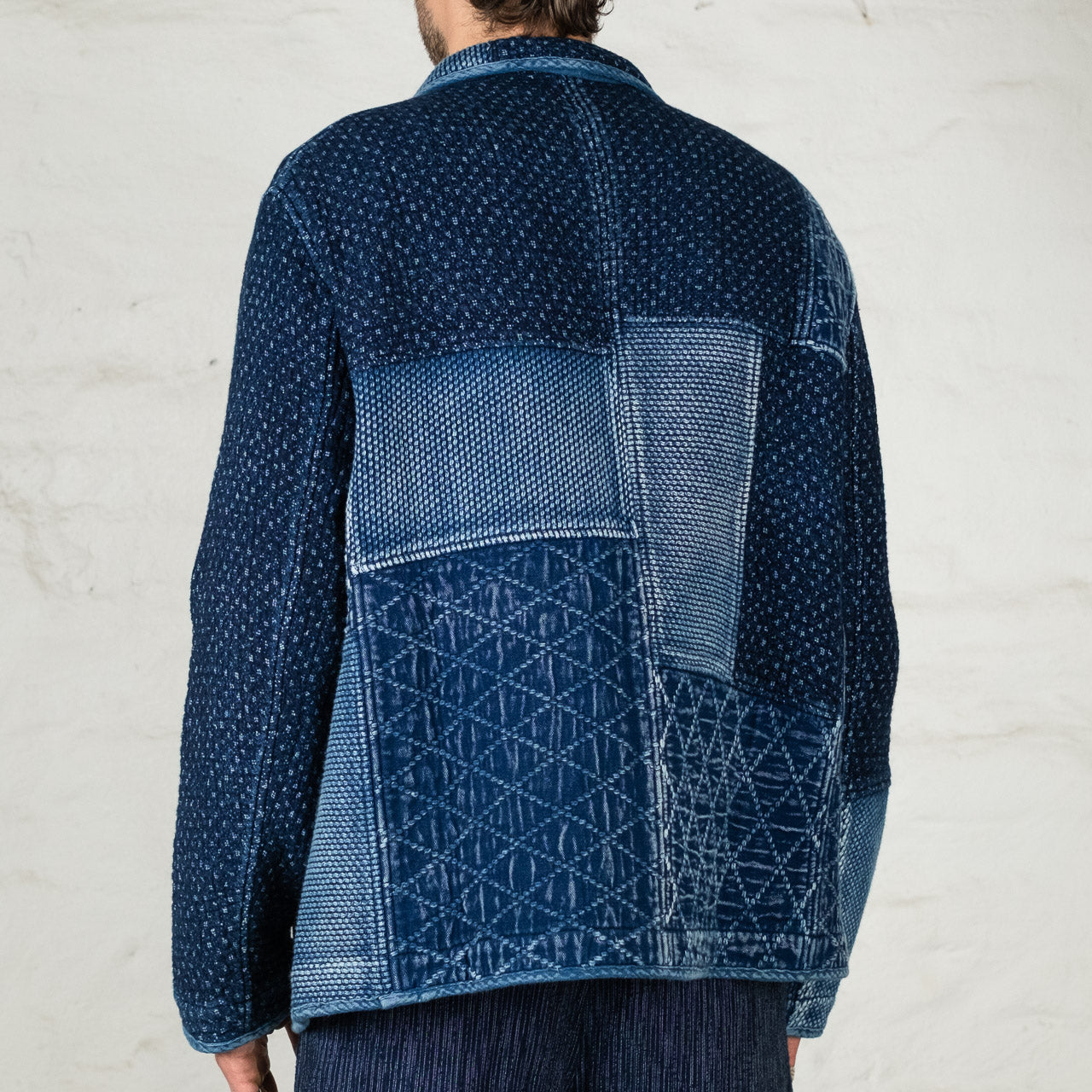 Super Kendo Sashiko Patchwork Jacket Indigo