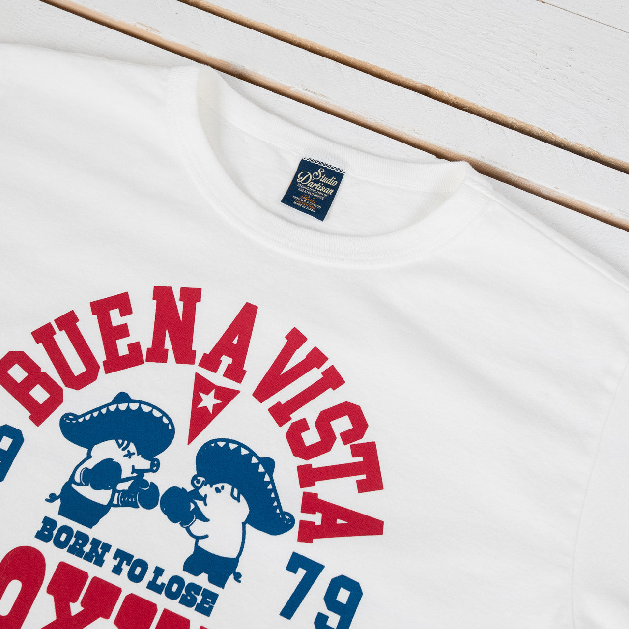 Boxing T-Shirt USA Cotton White