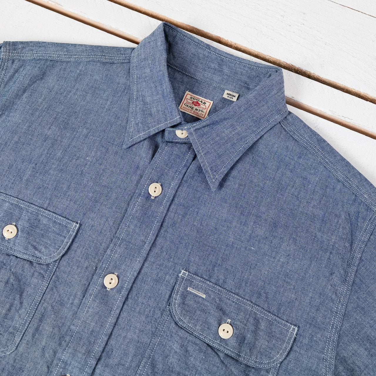 Chambray Work Shirt S/S Indigo