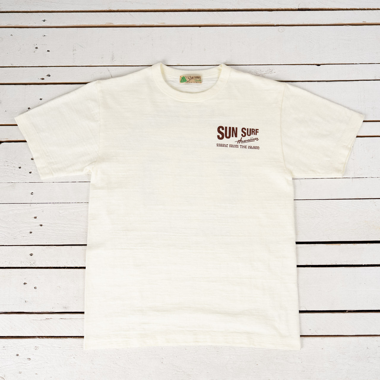 "McCully Chop Sui" Heavy Slub T-Shirt Off-White