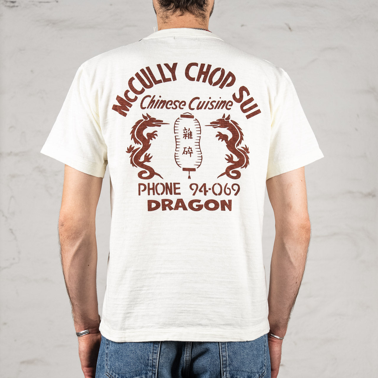 "McCully Chop Sui" Heavy Slub T-Shirt Off-White