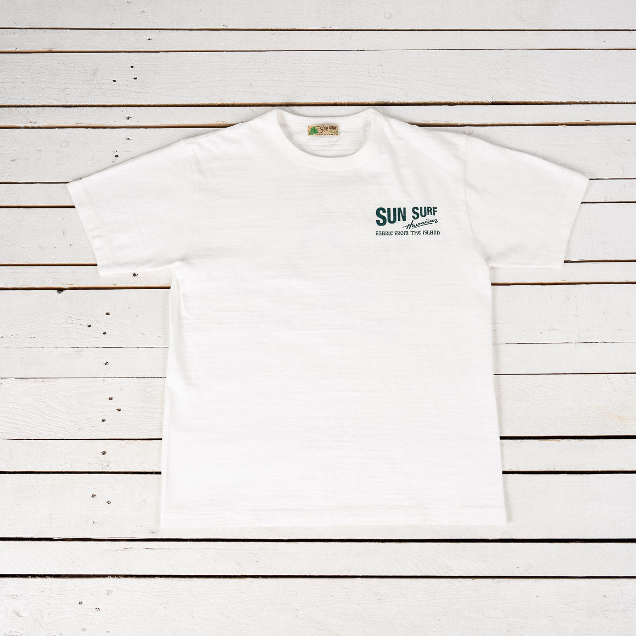 "BOB'S" Heavy Slub T-Shirt Off-White