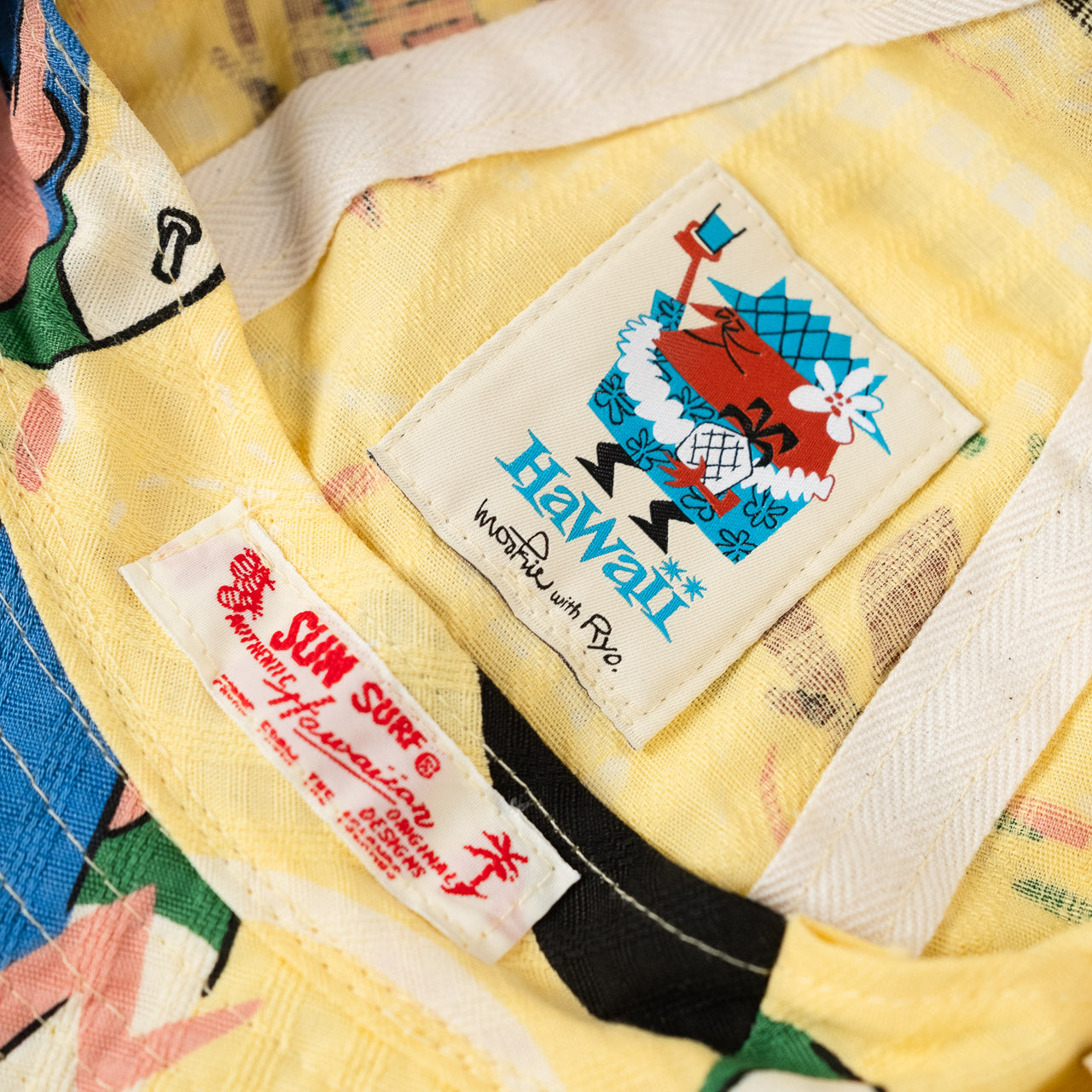 Sun Surf x Mookie DOBBY COTTON HAT "OCEAN ACTIVITIES"