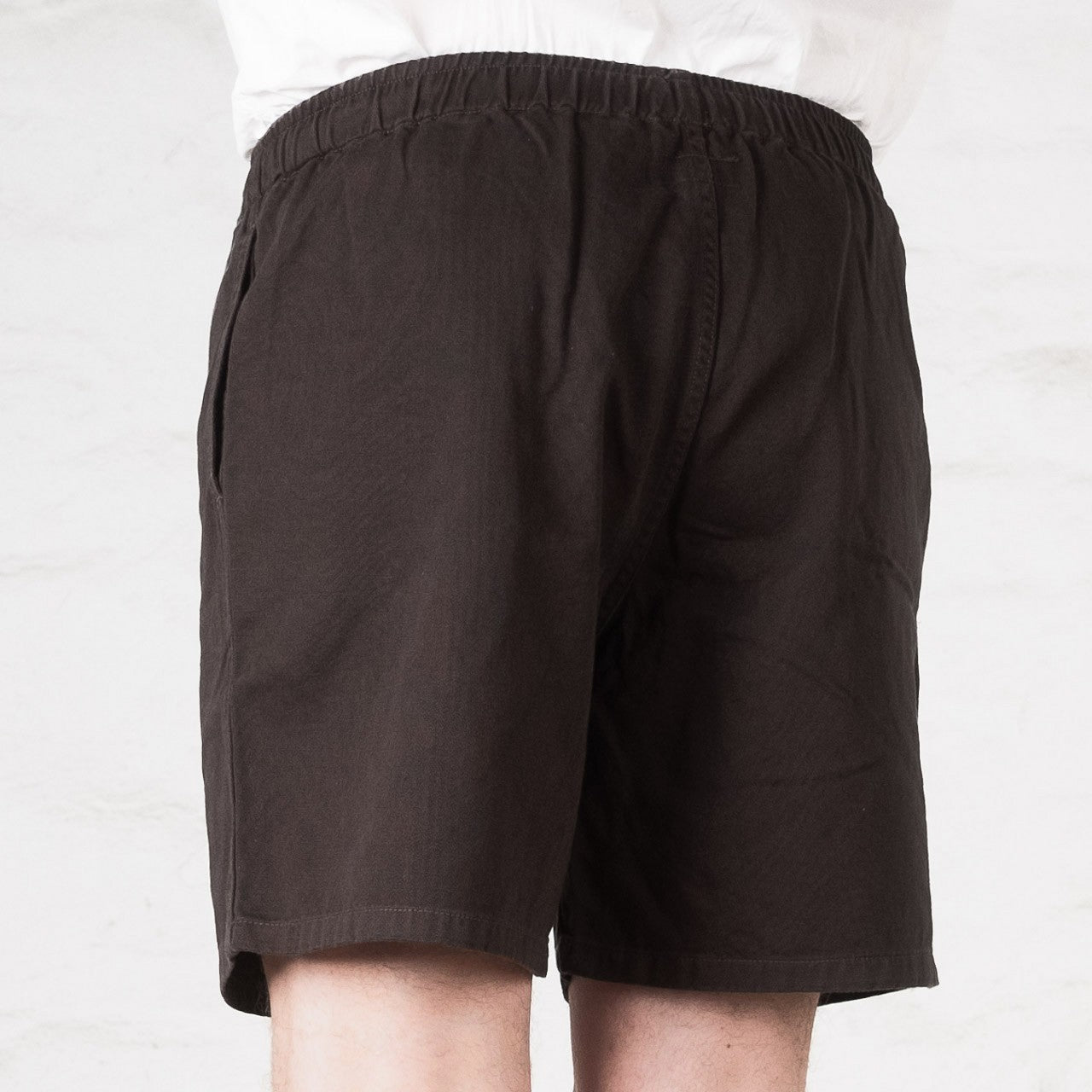 Cotton Drill Swim Shorts Schwarz