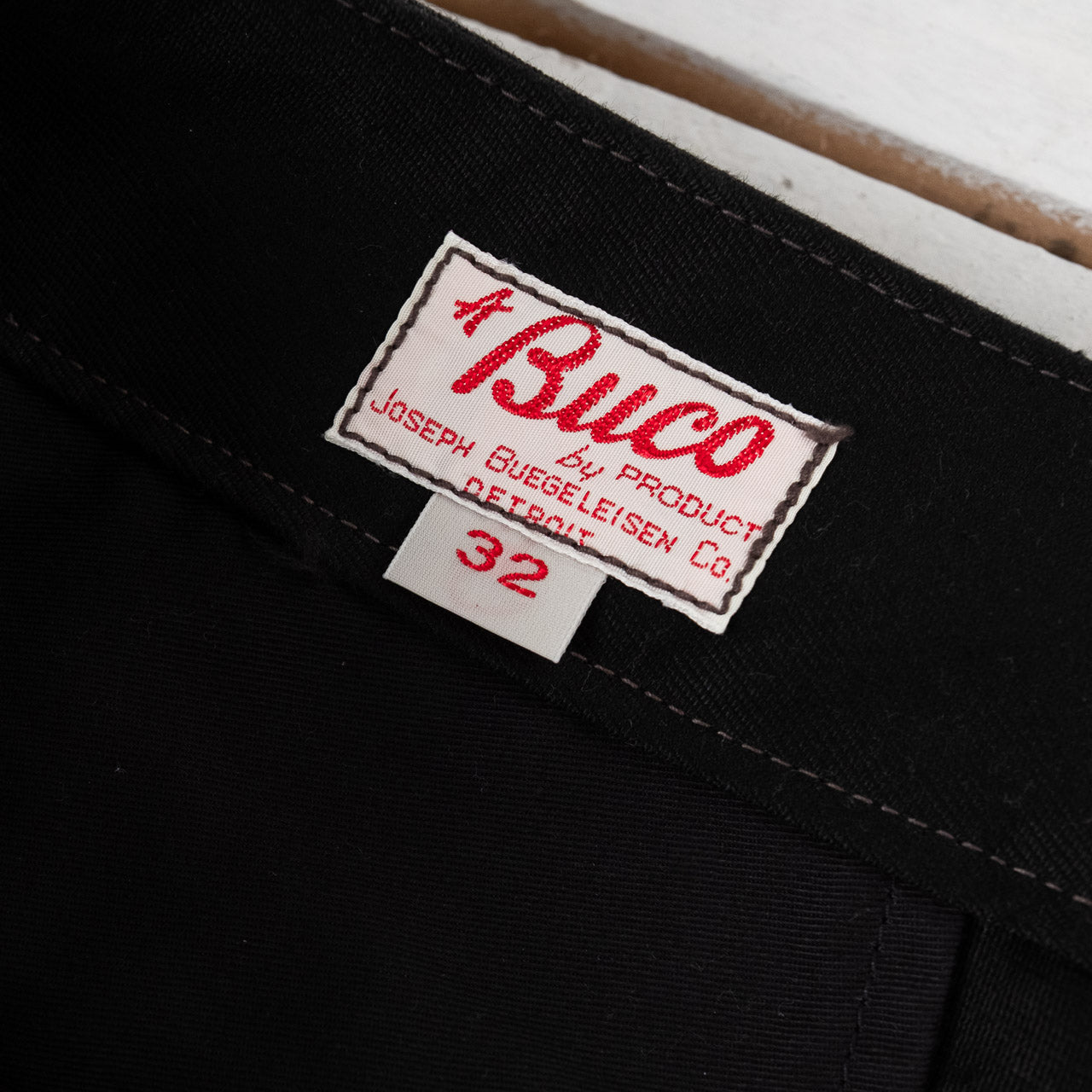 Buco J-99 Cotton Cord Cloth Schwarz