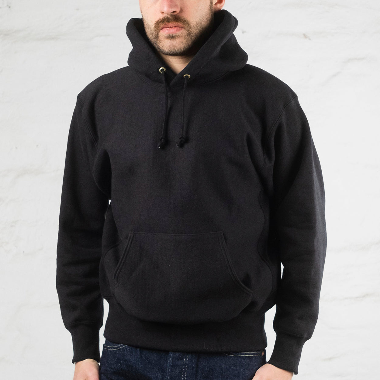Heavyweight Hooded Sweatshirt Black - Main Image