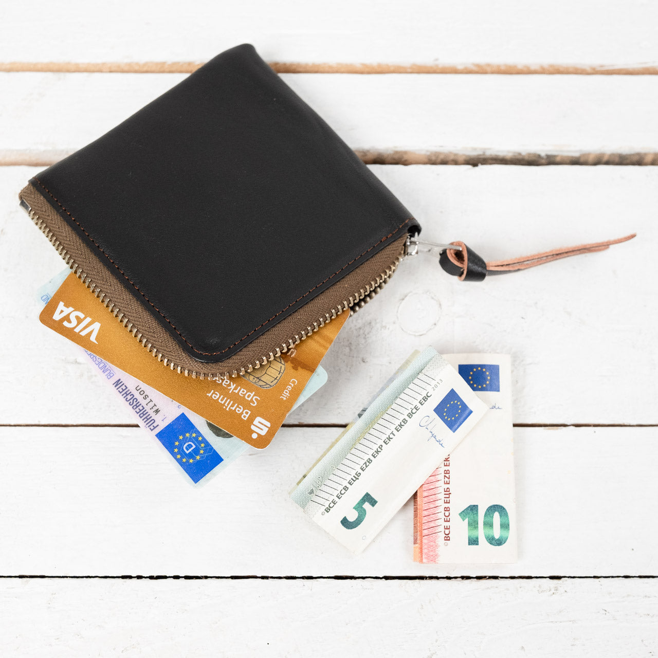 McCOY'S Horsehide Wallet Braun