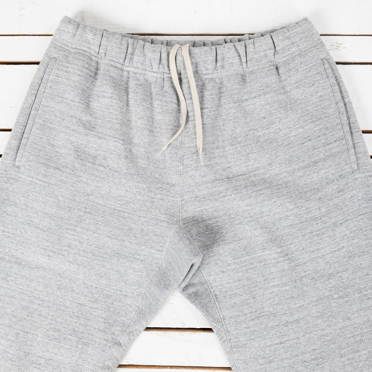 10 oz. Loopwheel Sweat Pants, Gray Melange