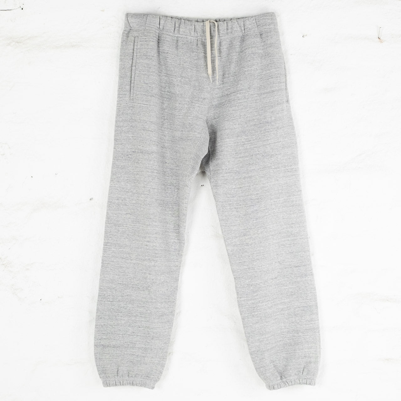 10 oz. Loopwheel Sweat Pants, Gray Melange