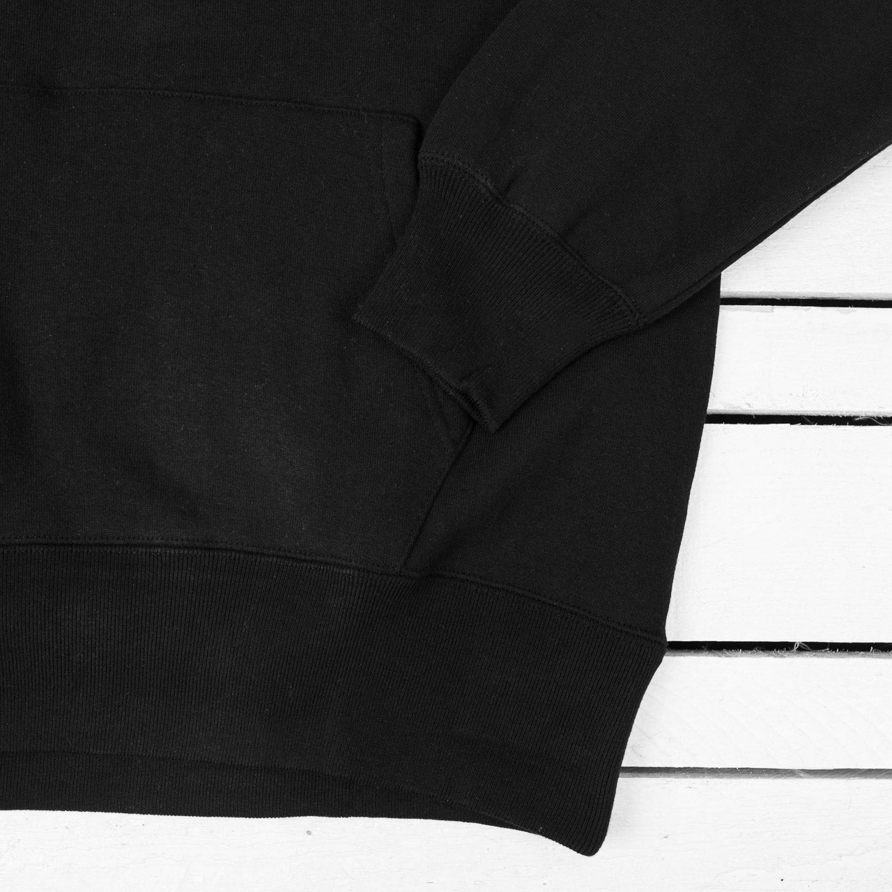 10 oz. Loopwheel Hooded Sweatshirt Black
