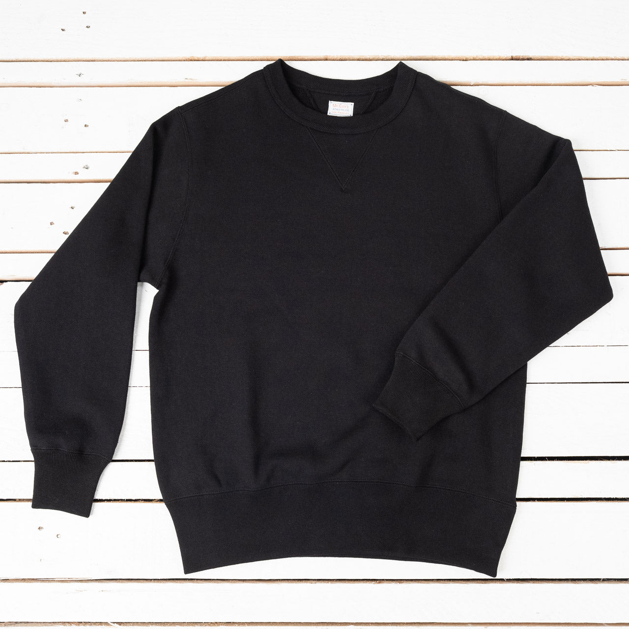 10 oz. Loopwheel Crewneck Sweatshirt Schwarz