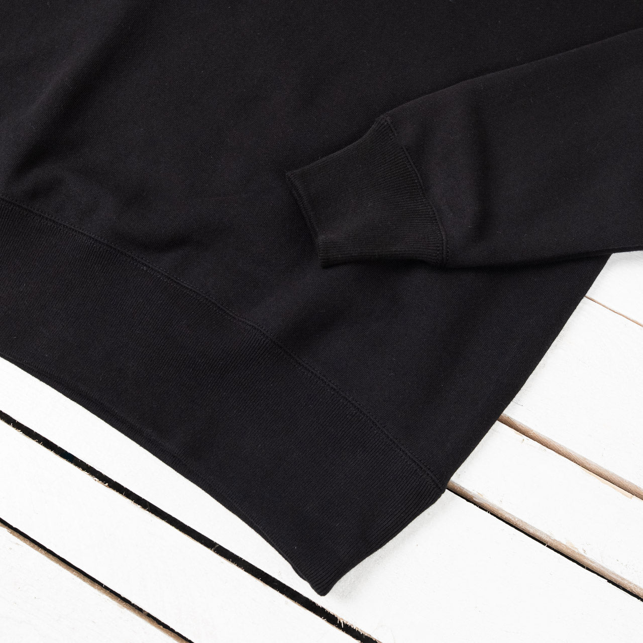 10 oz. Loopwheel Crewneck Sweatshirt Schwarz