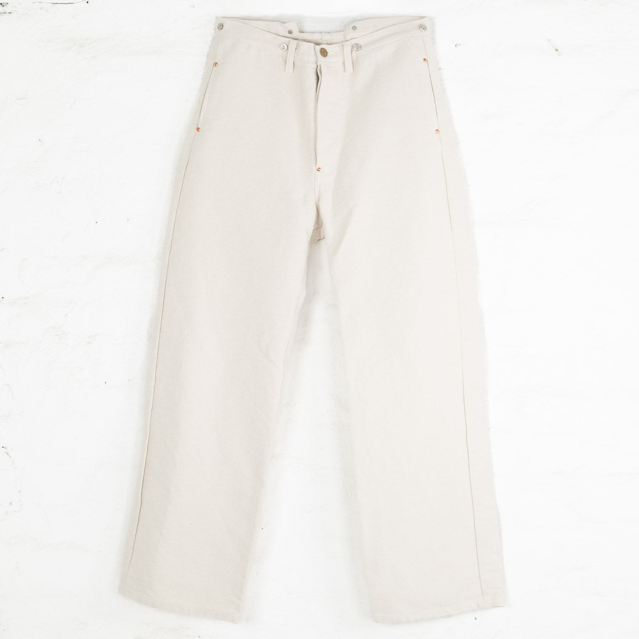 156 Split Back Jeans Ecru