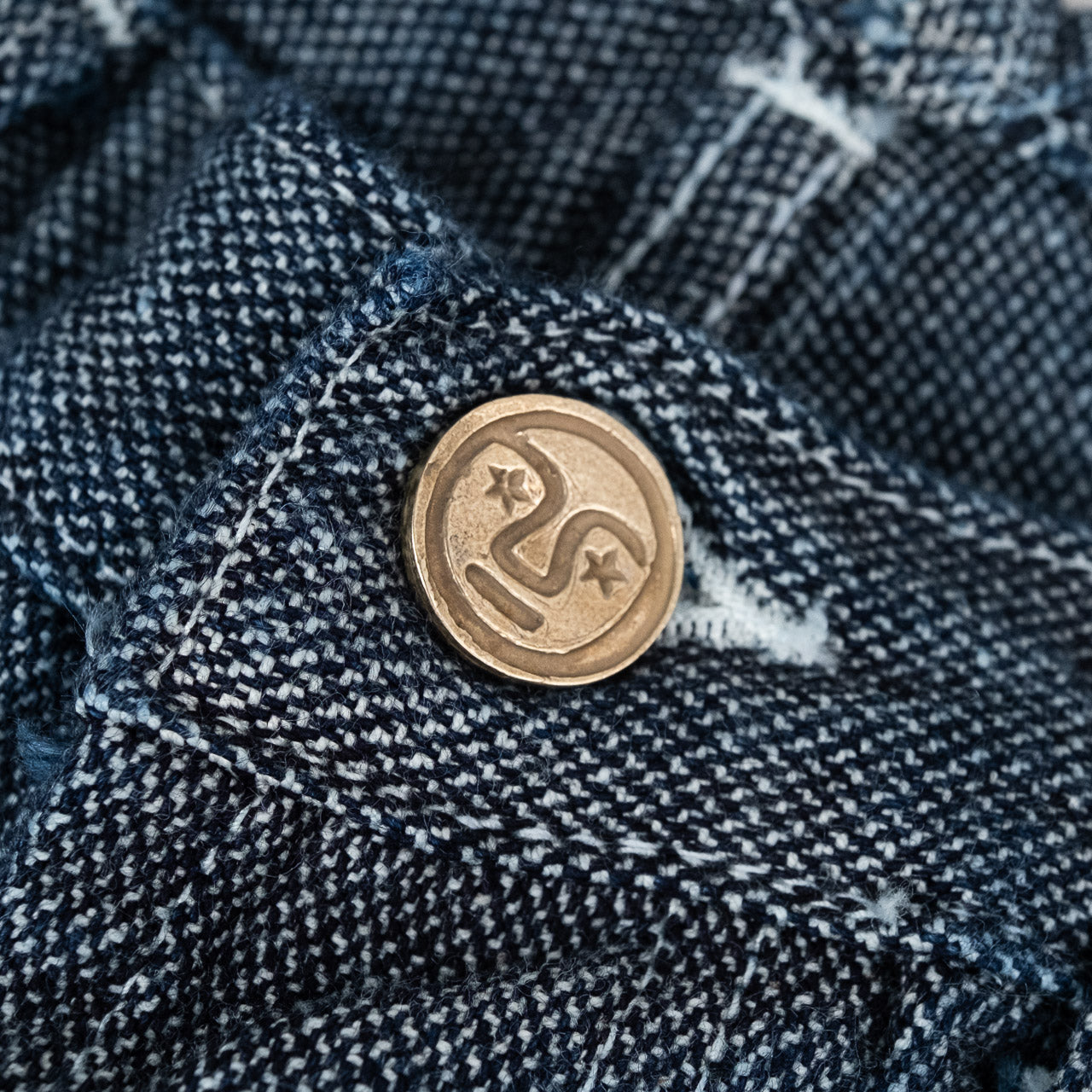 156 Split Back Jeans Indigo Birdseye Rinsed