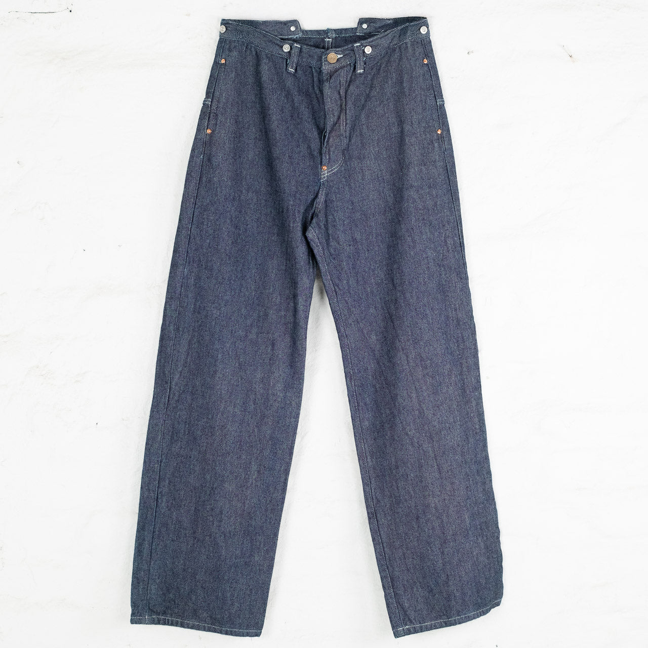 156 Split Back Jeans Indigo Birdseye Rinsed