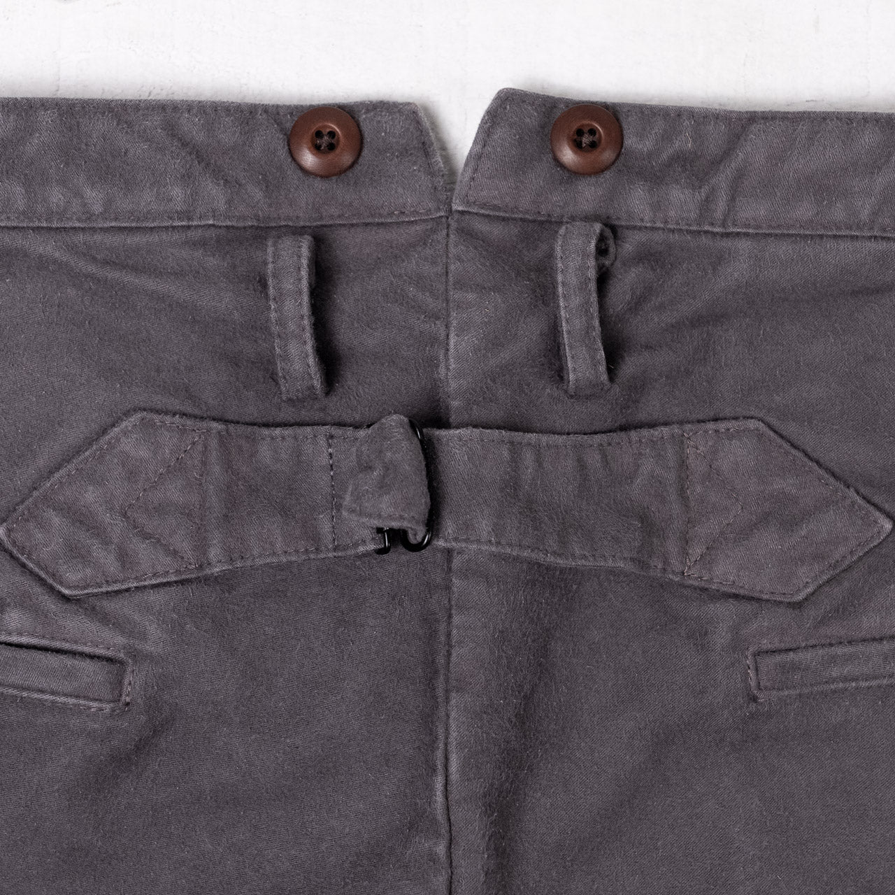 Moleskin Wide Pants Grey