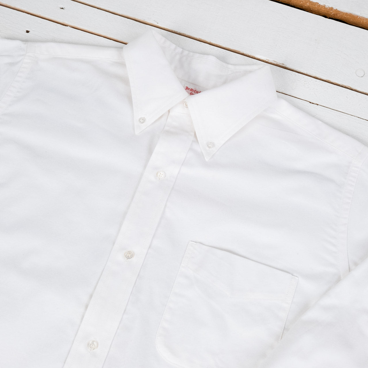 Button Down Shirt Weiß
