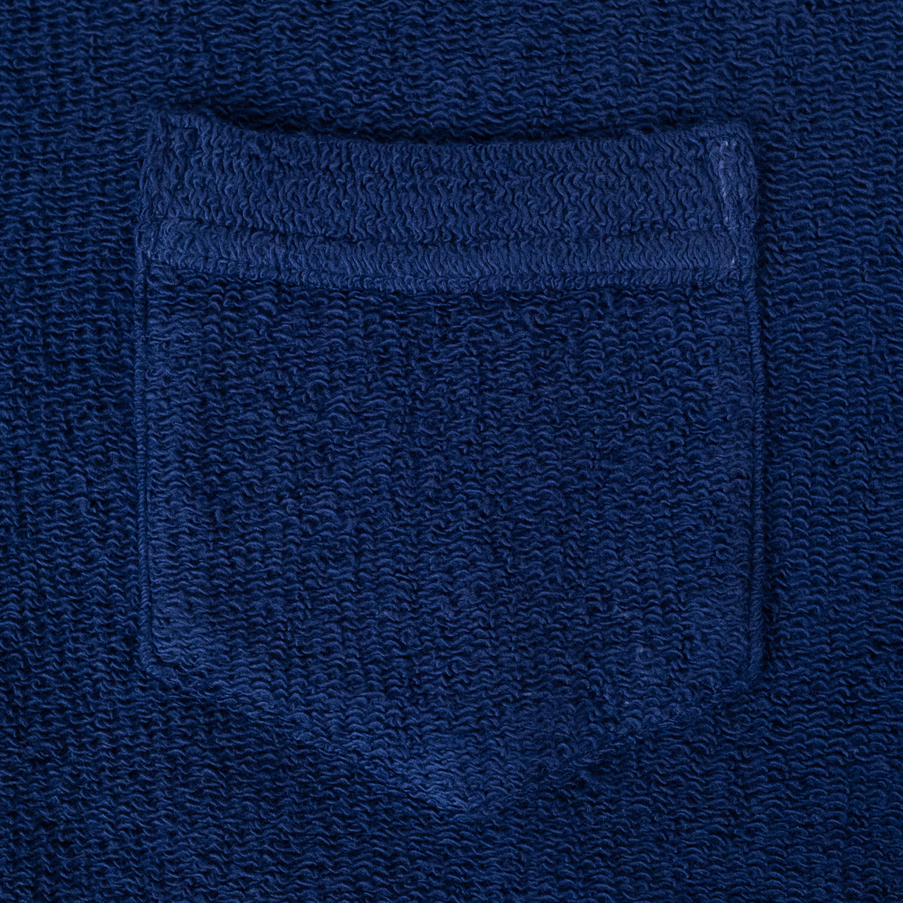 Cotton Pile Skipper Shirt Navy