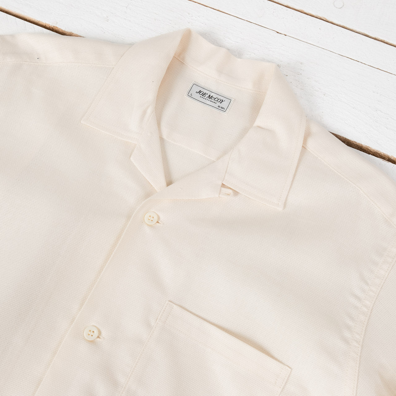 Panama Shirt L/S Milk