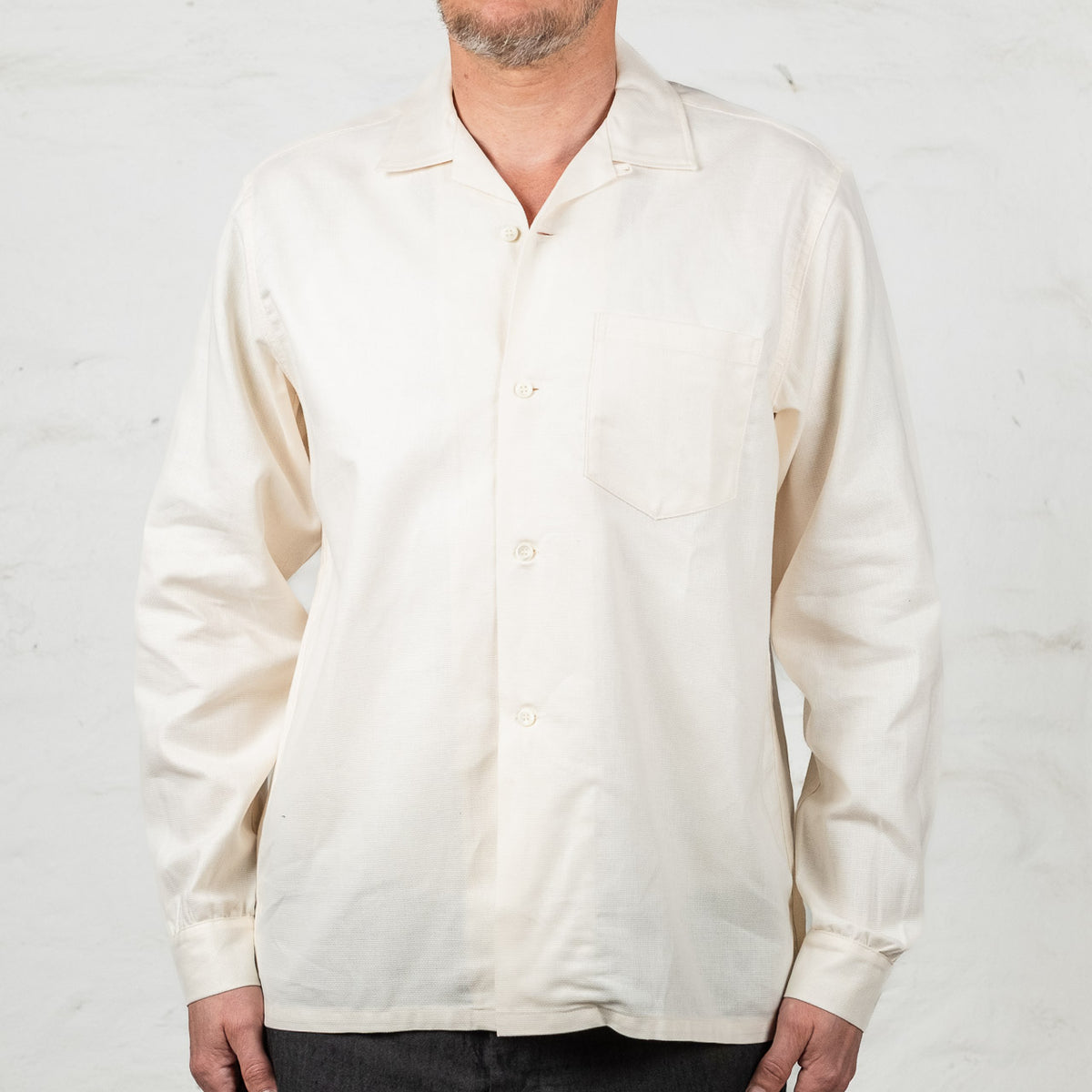 Panama Shirt L/S Milk