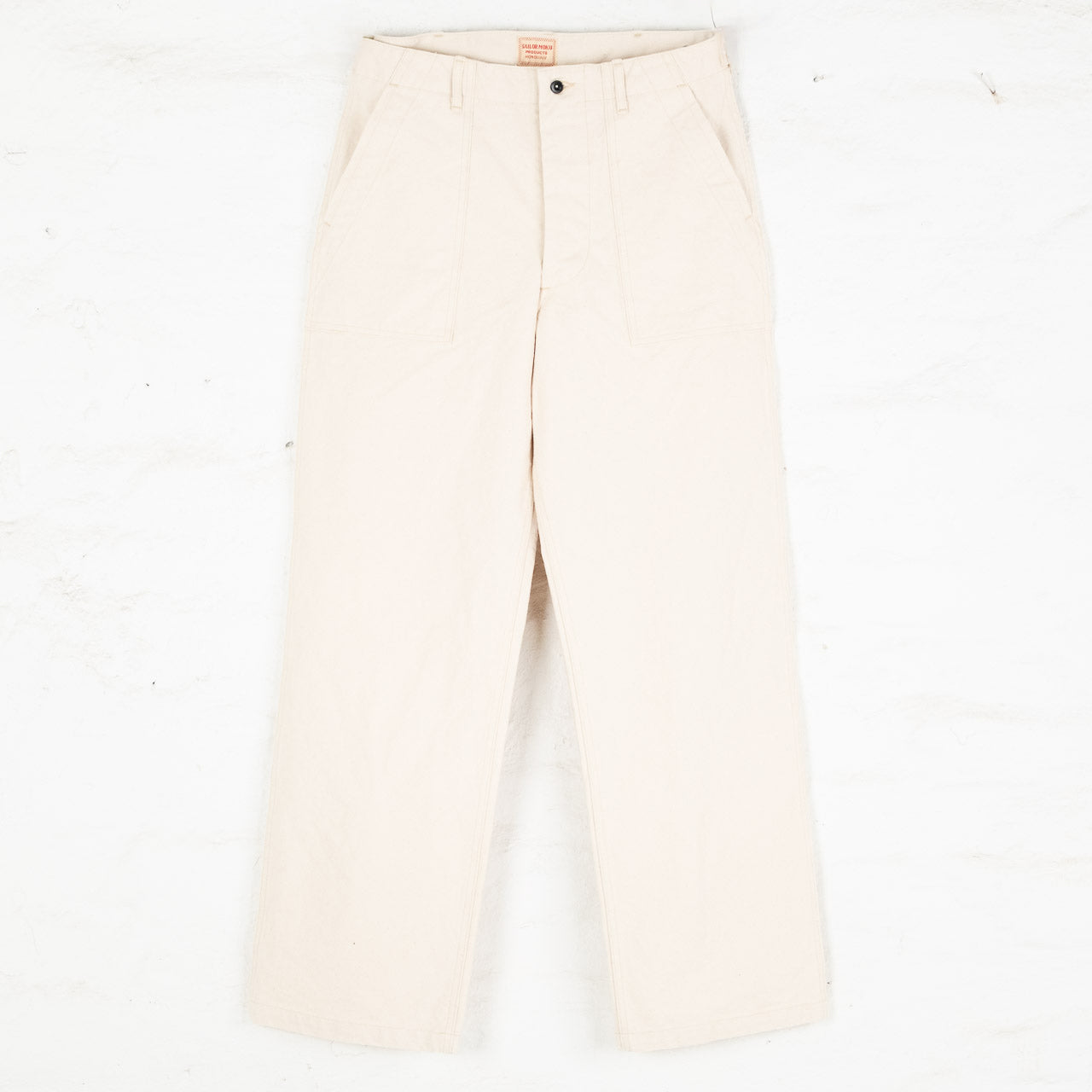 Sailor Moku 10 oz. Cotton Duck Pants Ecru