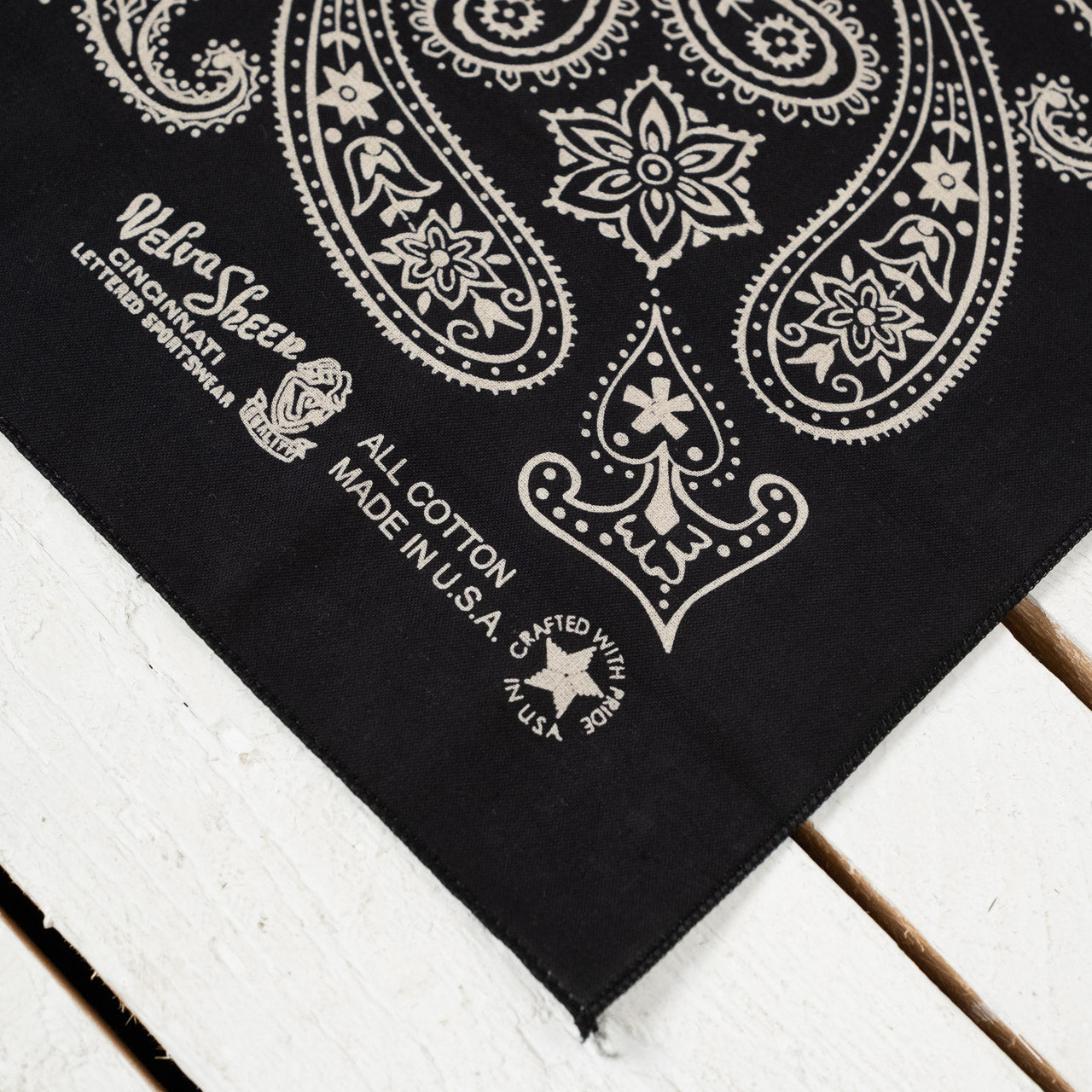 Bandana "Paisley" Black