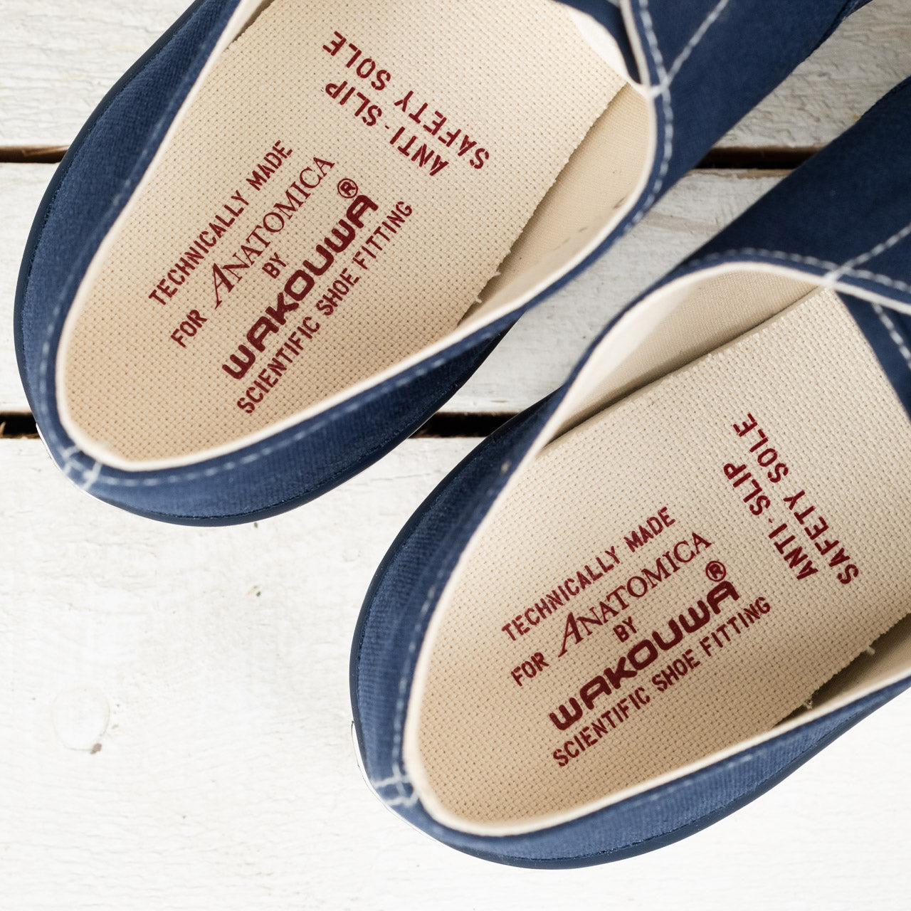 Deck Shoes Canvas Ox Low Navy / White Sole