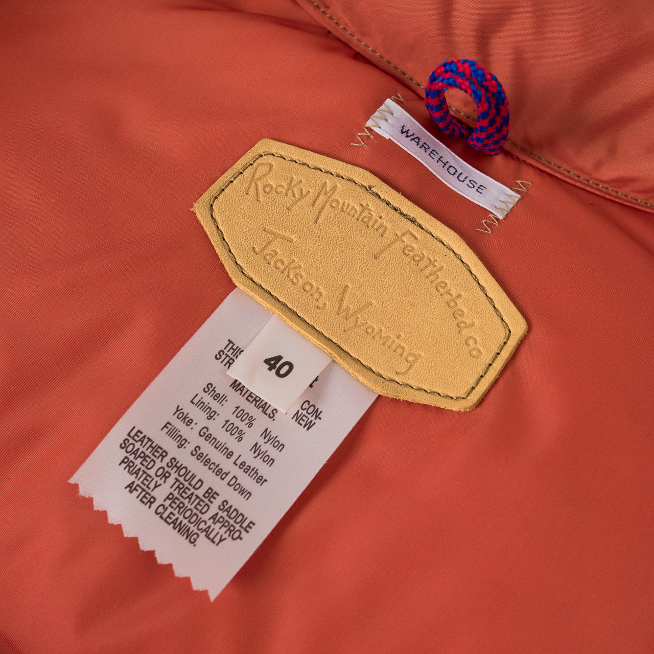 Rocky Mountain x Warehouse Nylon Down Vest Camel