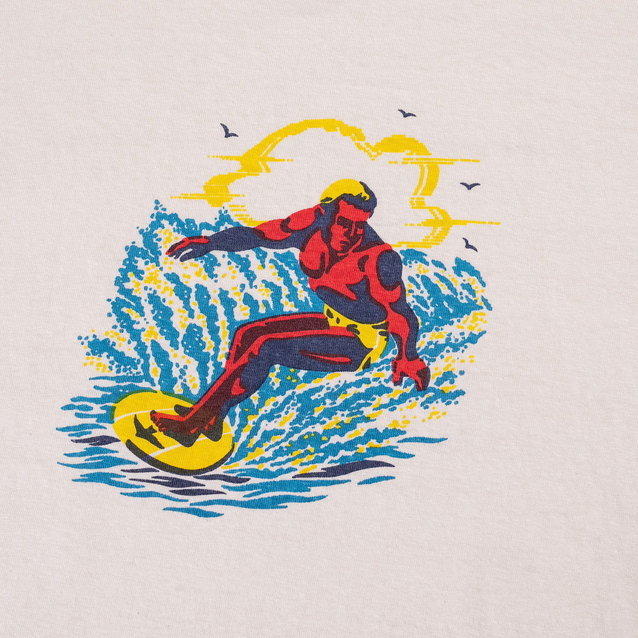 Second Hand Series Surfer T-Shirt Cream