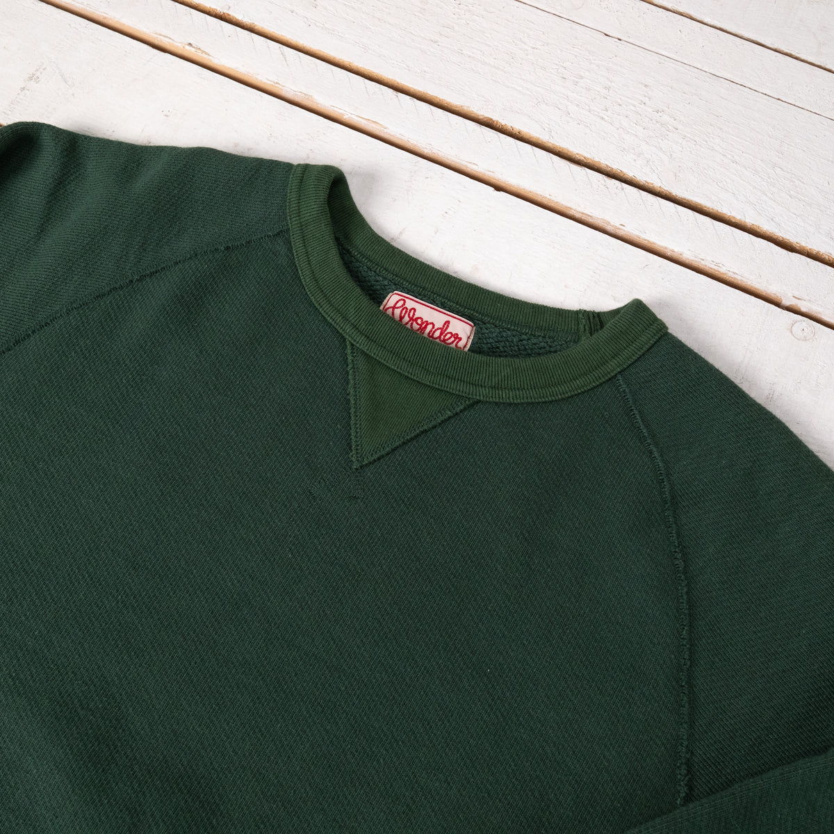 Double Heavyweight Pullover Crewneck Racing Green