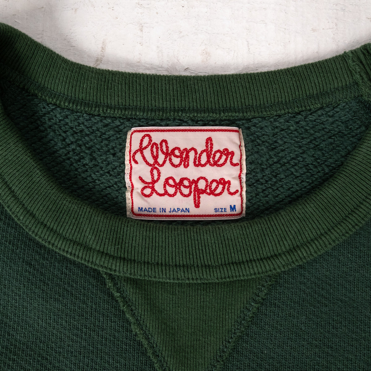 Double Heavyweight Pullover Crewneck Racing Green