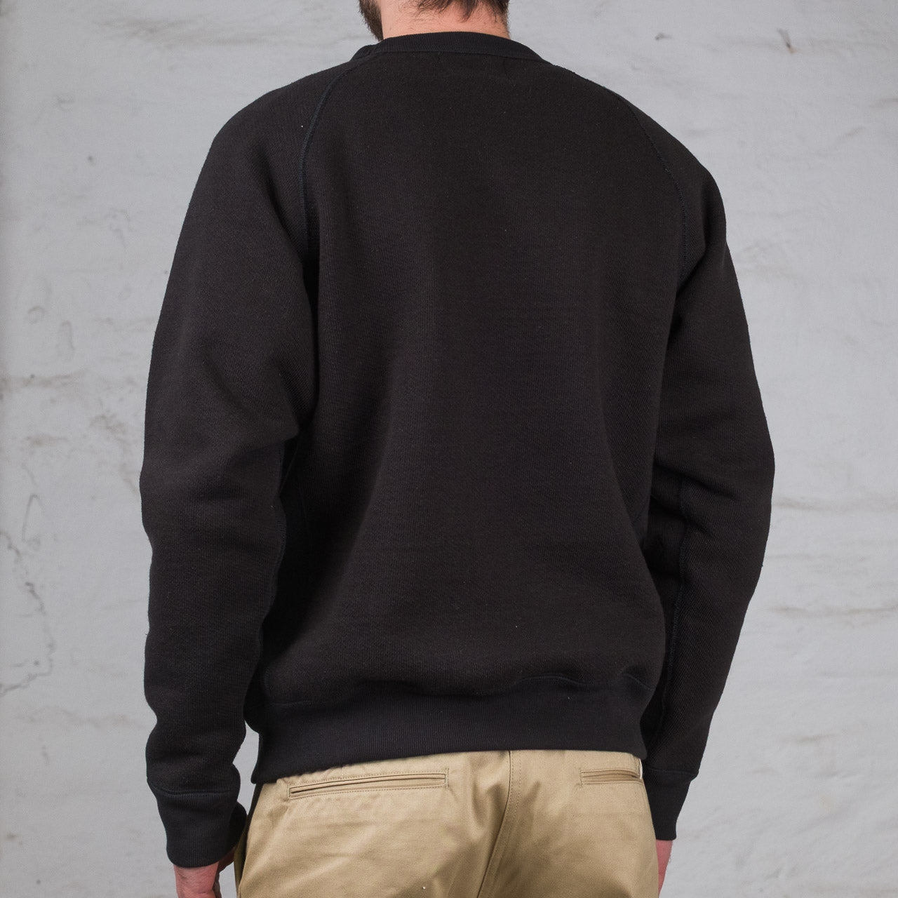 Double Heavyweight Pullover Crewneck Sumi Black