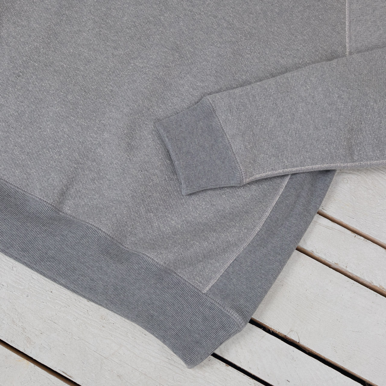 Double Heavyweight Pullover Crewneck Gray Heather