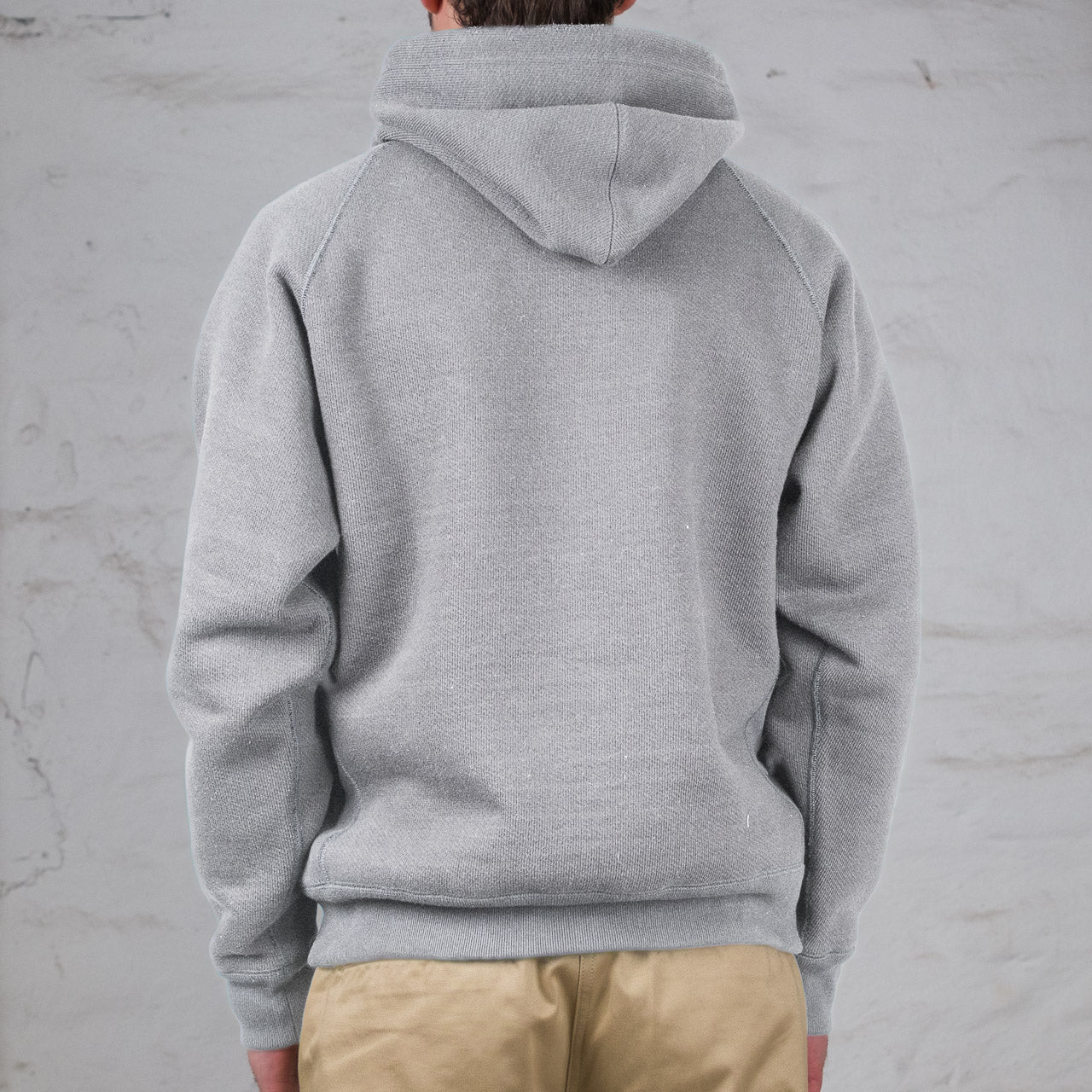 Double Heavyweight Pullover Hoodie Heather Gray