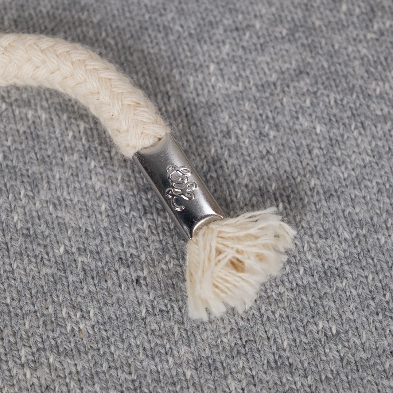 Double Heavyweight Zip Hoodie Heather Gray